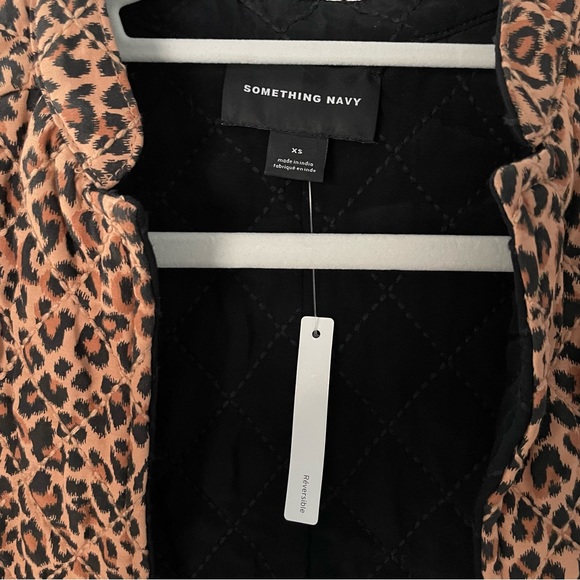 NWT Something Navy Reversible Quilted Jacket - Picture 5 of 9